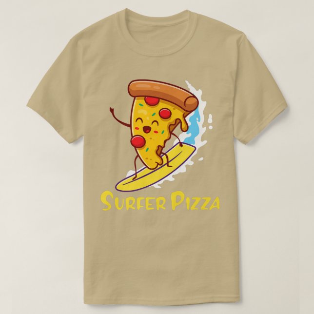 Surfer Pizzasurfer Boy nära mig Coola Surfer Boy 3 T Shirt (Design framsida)