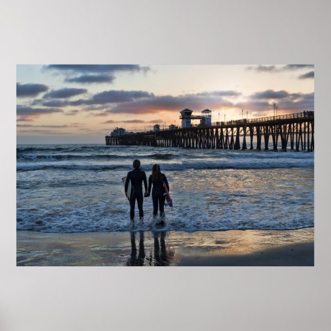 Surfer Romantik Poster (Framsidan)