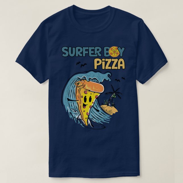 Surfer Shirt Retro Pizza Boy Premium 30825344 T (Design framsida)