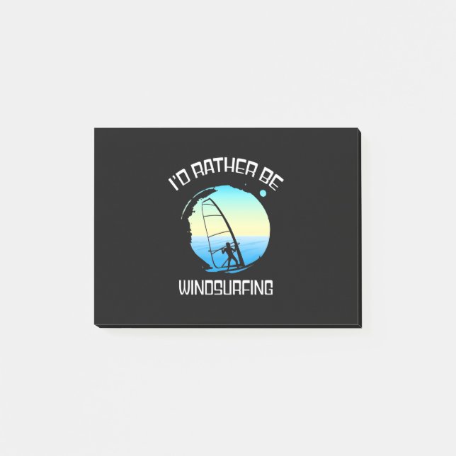 Surfer skulle snarare vara Windsurfing Post-it Block (Framsida)