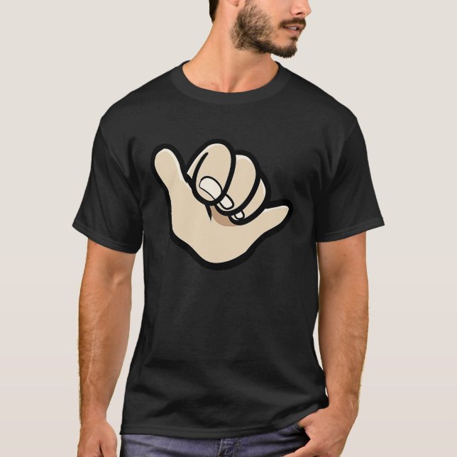 Surfer stil t shirt (Framsida)