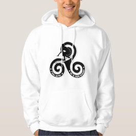 Surfer sur la vague bretonne (version homme) hoodie