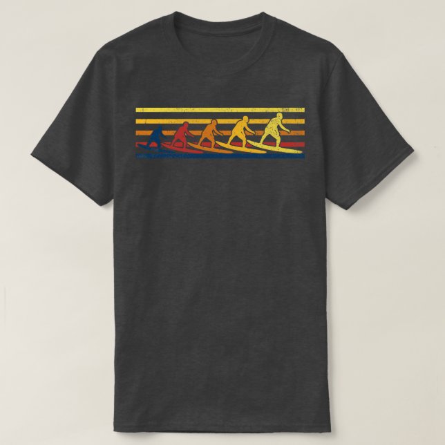 Surfer Surfen T Shirt (Design framsida)