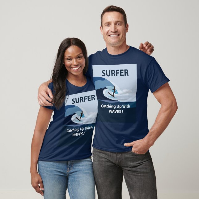 Surfer Surfing T Shirt (Unisex)