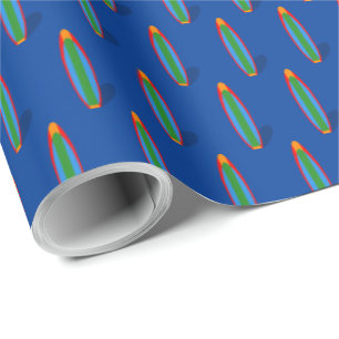 Surfer Surfing Thated Grattis på födelsedagen Gift Presentpapper