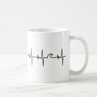 Surfer Tasse heartline Kaffemugg