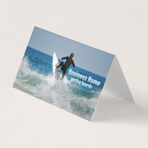 Surfer till havs, Affärskort av anpassade Visitkort