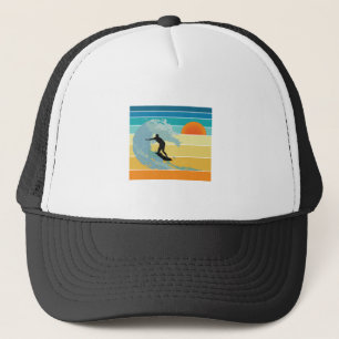 Surfer Vintage Sunset Keps