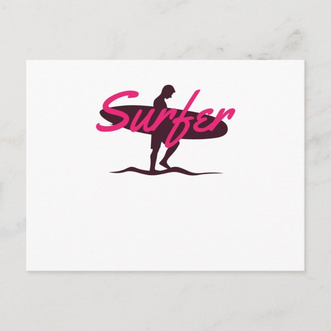 Surfer Vykort (Framsida)