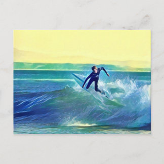 Surfer Vykort