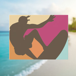 Surfer-vykort Vykort