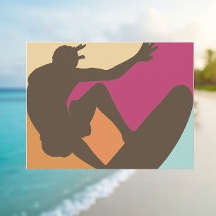 Surfer-vykort Vykort