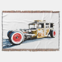 Surfer Wagon Throw Blanket Filt