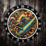 Surferglöd med tropiska solnedgångskonst darttavla<br><div class="desc">"Surfer Glow with Tropical Sunset Art" kombinerar fet, nyinspirerat färg med en magisk tropisk atmosfär. Den här slående teckningen har en surfare som står med sitt ytor, badad i gyllene solljus, medan det glödande sol ger upphov till värme och upphetsning. Perfekt för spelrum, människogrottor eller sovrum ger biet energi och...</div>