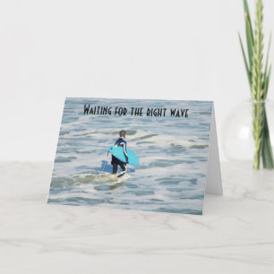 SURFERS BIRTHDAY WISH KORT