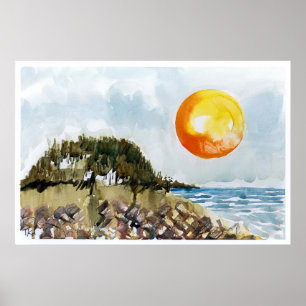 Surfers Cove Poster