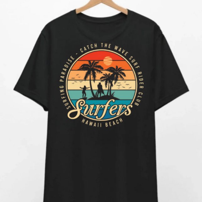 Surfers Hawaii Beach T-shirt (Skapare uppladdad)