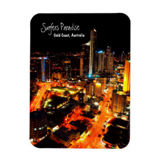 Surfers Paradise Guld Kusten Australia Ljus Magnet