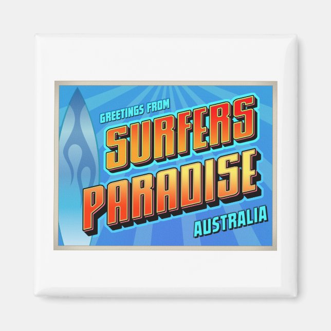 SURFERS PARADISE MAGNET (Framsidan)