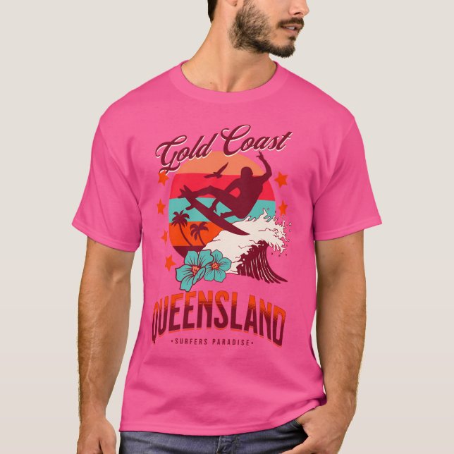 Surfers Paradise T Shirt (Framsida)
