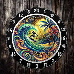 Surfer's Paradise Tropical Room Artwork Darttavla