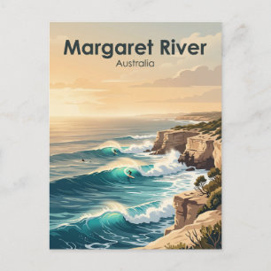 Surfers Point, Margaret River Australien Vykort