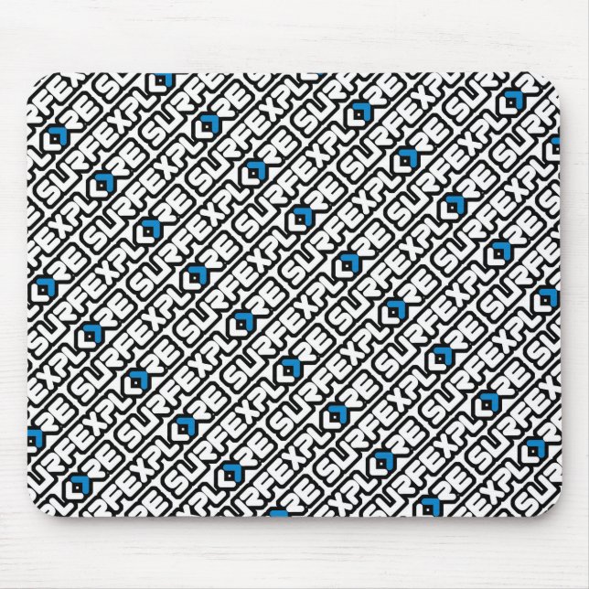 surfEXPLORE Logo Mouse Pad Musmatta (Framsidan)