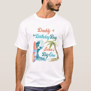 Surffödelsedag den stora motsvarande fotobilden t shirt