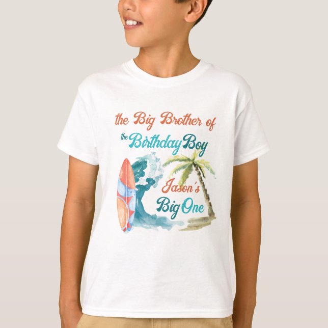 Surffödelsedag den stora motsvarande fotobilden t shirt (Framsida)