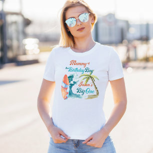 Surffödelsedag den stora motsvarande fotobilden t shirt
