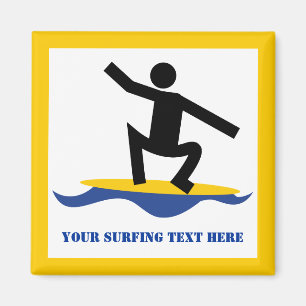 Surfgåvor, surfare på hans anpassningsbar magnet