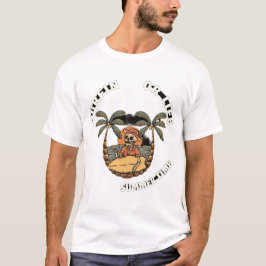 Surfin eller Life Skeleton Summer T-Shirt Design