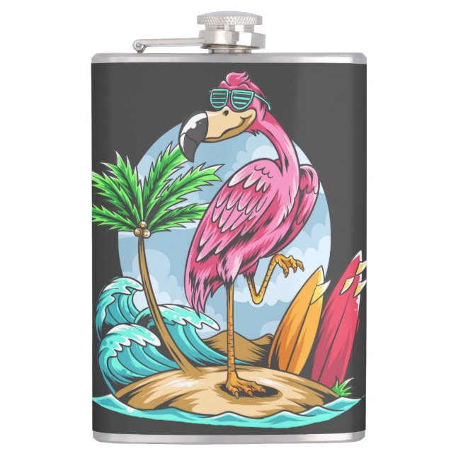 Surfin Flamingo! Fickplunta (Framsidan)