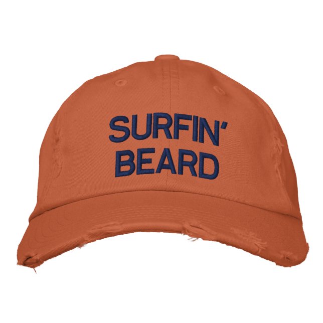 SURFIN'BEARD HAT BRODERAD KEPS (Framsida)