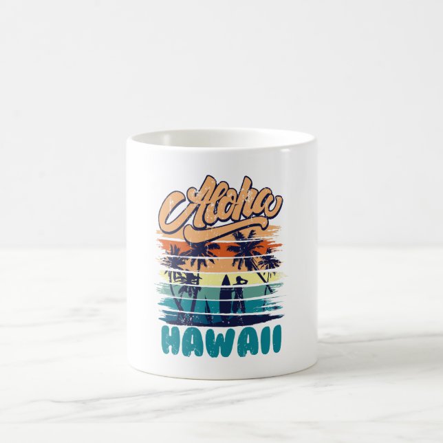 Surfing - Aloha Hawaii Kaffemugg (Center)