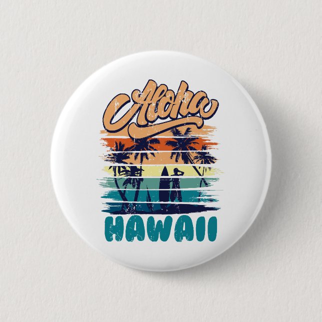 Surfing - Aloha Hawaii Knapp (Framsida)