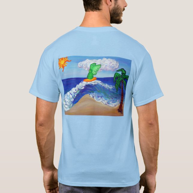Surfing Angel Raphael Shirt T-shirt (Baksida)