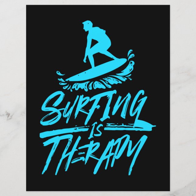 Surfing är terapi (Framsida)