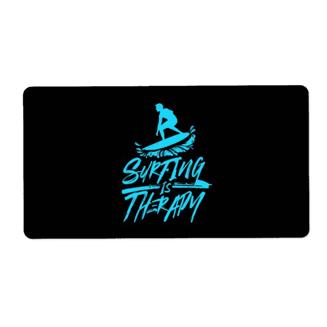 Surfing är terapi fraktsedel (Framsidan)