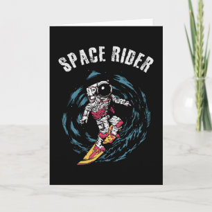Surfing Astronaut Space Rider Surfer Kort