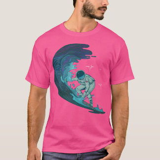 Surfing Astronaut T Shirt