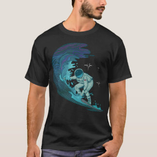 Surfing Astronaut T Shirt