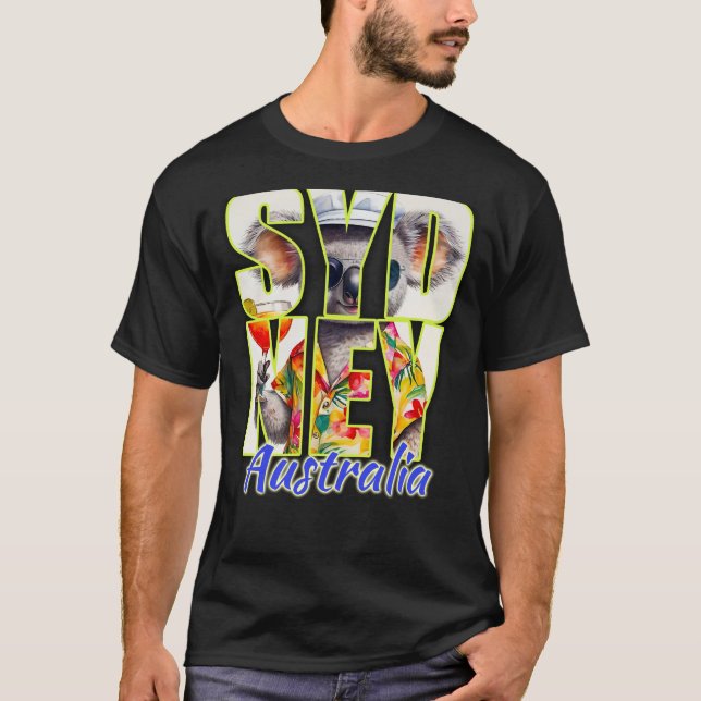 Surfing Australia - Sydney Koala T Shirt (Framsida)