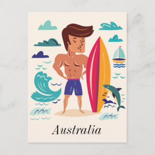Surfing Australia Vykort