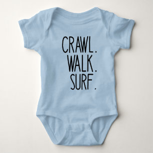 Surfing Baby, Crawl Walk Surfa, Cute Surfing Älska T Shirt