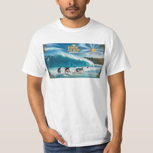 Surfing Bonde do Mar T Shirt (Framsida)