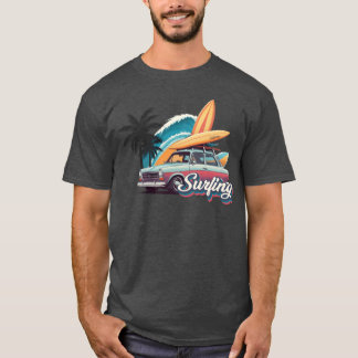 Surfing Car vintage vintage T Shirt