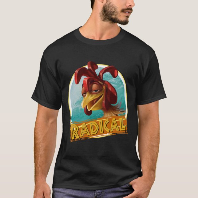 Surfing Chicken Joe - Radical Citat T Shirt (Framsida)