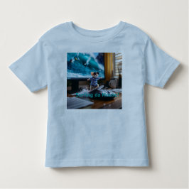 Surfing da Mouse! Textversion med delfin T Shirt