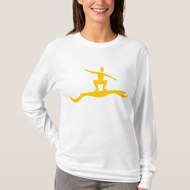 Surfing Figur - Amber Tee Shirt (Framsida)